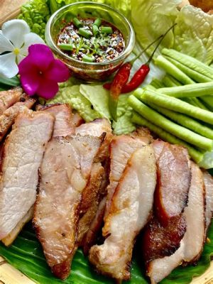  เปาซี่หมูย่าง: ขนมหวานนุ่มฟูรื่นรมย์ผสานรสชาติเข้มข้นของเนื้อหมูย่างหอมกรุ่น